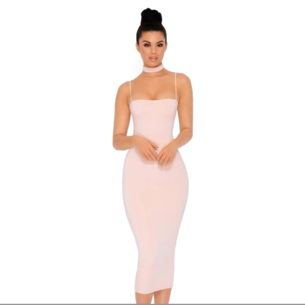 Oh Polly Double Layered Midi Dress